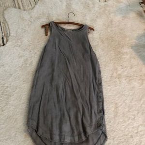 Cloth and stone neutral dress